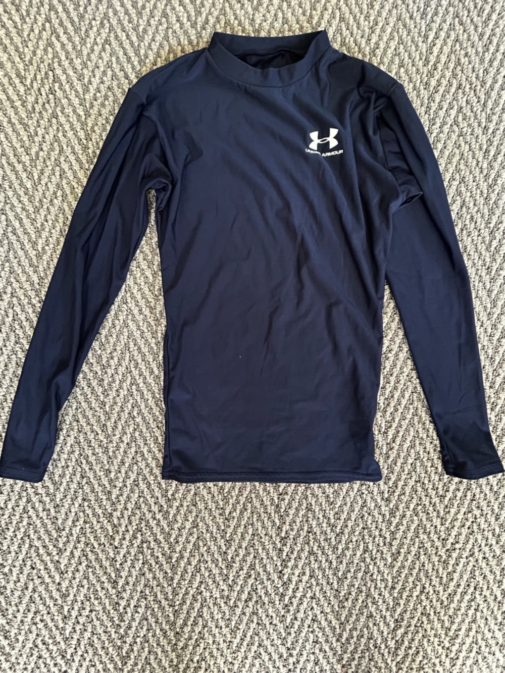 Under Armour Navy Blue Long Sleeve Compression Shirt